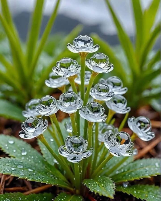İskelet Çiçek, Kristal Çiçek, Diphylleia Grayi.