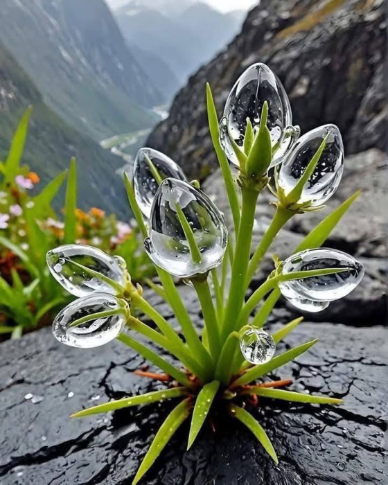 İskelet Çiçek, Kristal Çiçek, Diphylleia Grayi.