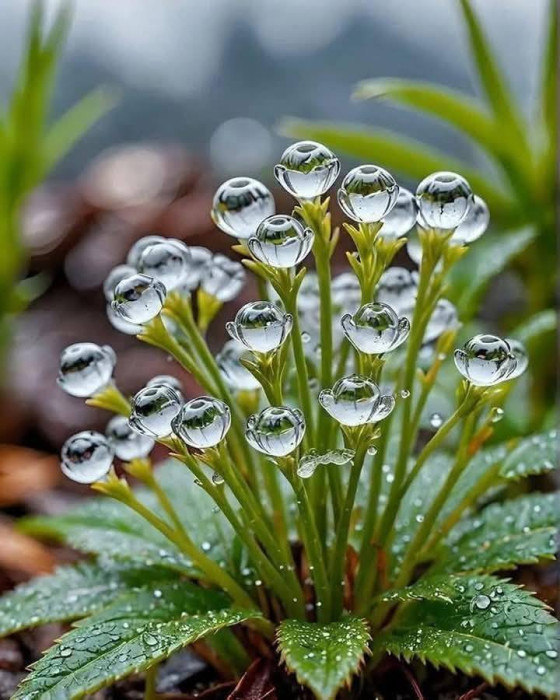 İskelet Çiçek, Kristal Çiçek, Diphylleia Grayi.