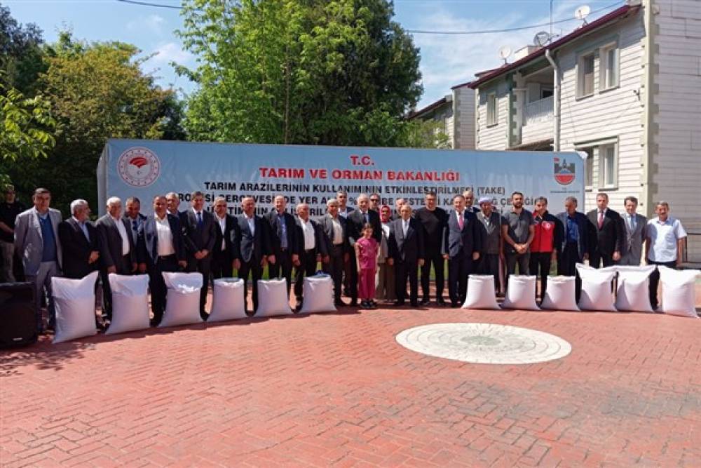 Diyarbakır'da çiftçilere 27 ton çeltik tohumu dağıtıldı