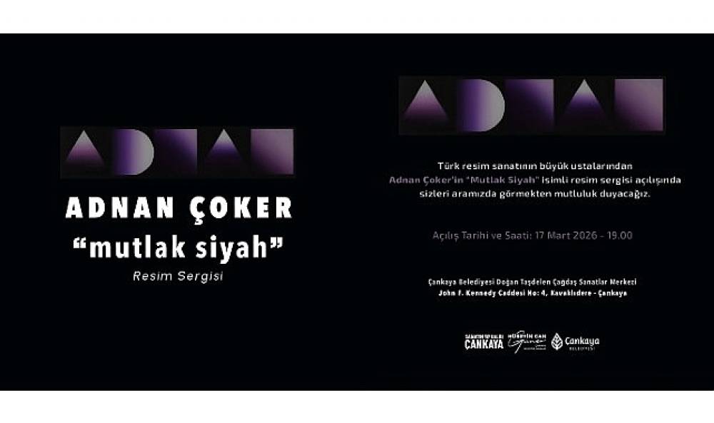 Mutlak Siyah: Adnan &Ccedil;oker Resim Sergisi