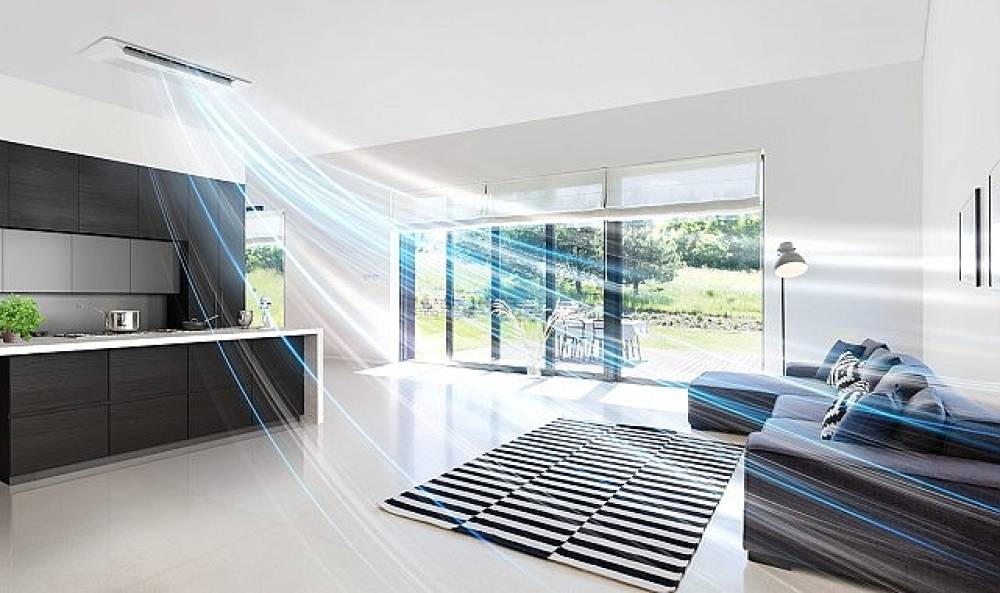 Samsung WindFree Tek Y&ouml;n Kaset Klima ile R&uuml;zgarsız Serinlik