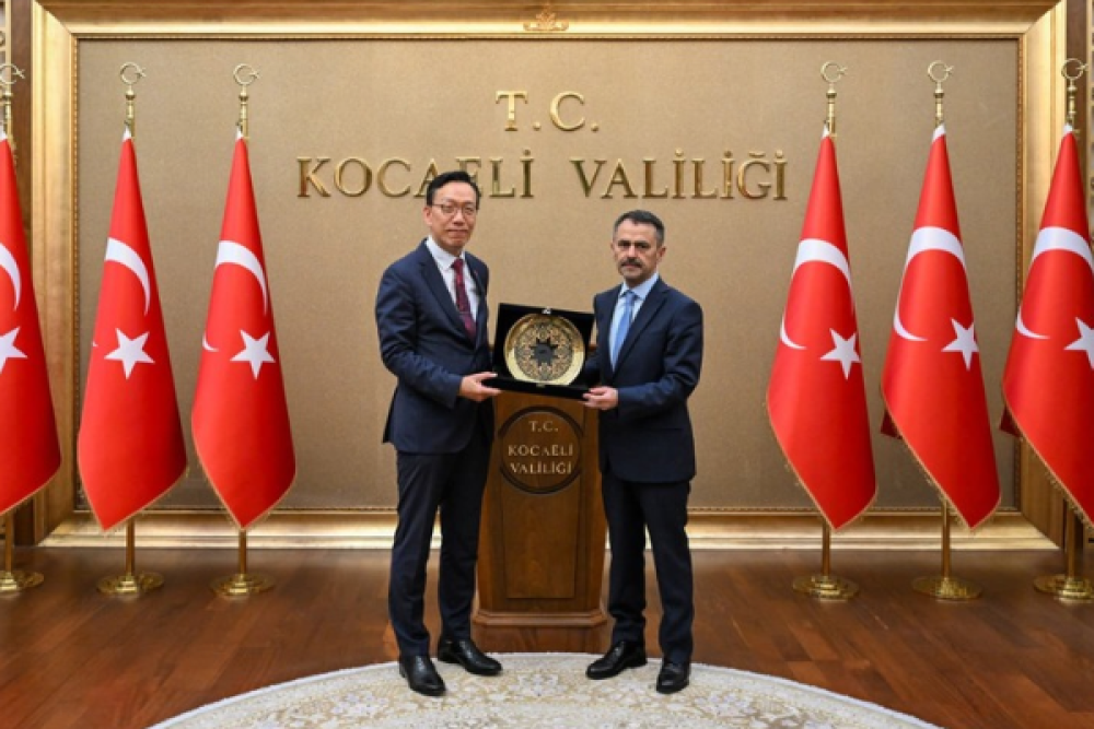 G&uuml;ney Kore Başkonsolosu Park, Vali Aktaş&rsquo;ı ziyaret etti