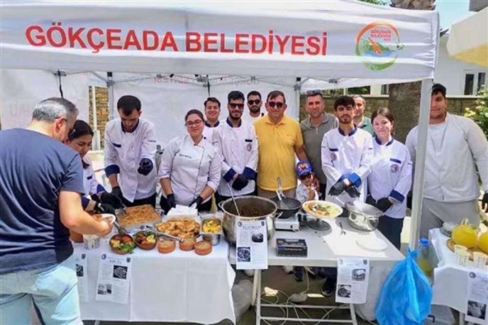 Gökçeada'da  Lezzet Şöleni etkinliği düzenlendi