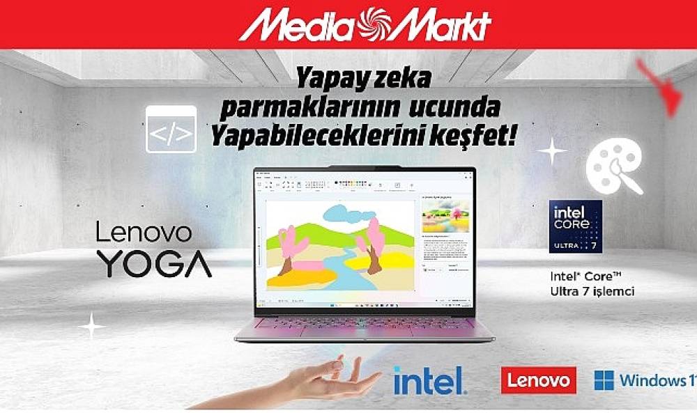 MediaMarkt, Intel, Lenovo ve Microsoft'tan   iş birliği: Yapay zekâyı keşfetmeye hazır mısınız?   